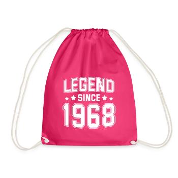 Legende seit 1968 - Turnbeutel - Fuchsia - Vorne