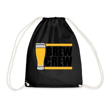 Beer Glass Brew Crew disant - Sac de sport léger - noir - Devant
