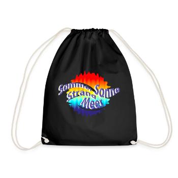 Summer feeling - Drawstring Bag - black - Front