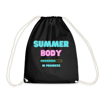 SUMMER BODY in progress - Sac de sport léger - noir - Devant