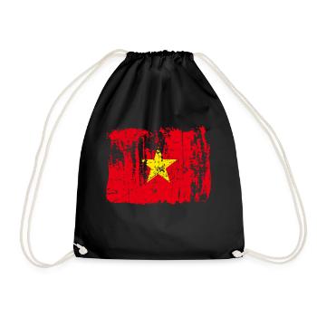 Vietnam - Turnbeutel - Schwarz - Vorne