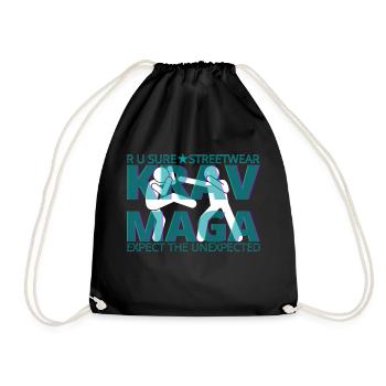 R U sure streetwear - Drawstring Bag - black - Front