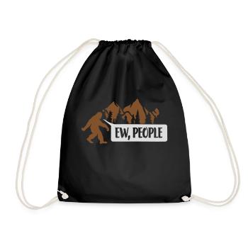 Citation ew people Bigfoot - Sac de sport léger - noir - Devant