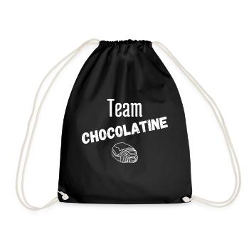 Team chocolatine - Sac de sport léger - noir - Devant