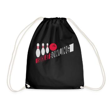 Je suis nul au bowling - Sac de sport léger - noir - Devant