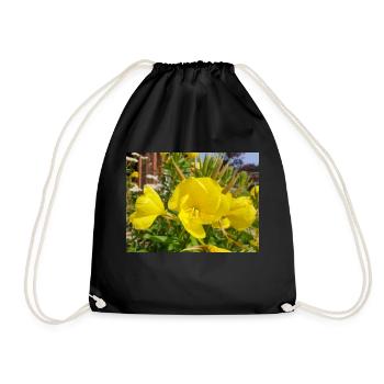 onagre commune Oenothera biennis - Sac de sport léger - noir - Devant