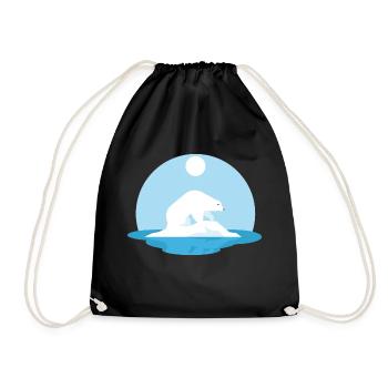 Polar Bear - Sac de sport léger - noir - Devant