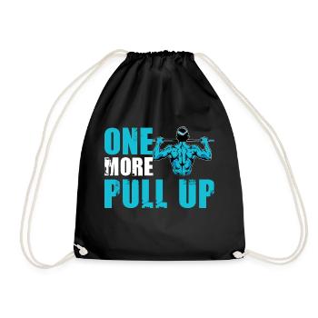 Calisthenics Fitness One more Pull Up - Turnbeutel - Schwarz - Vorne