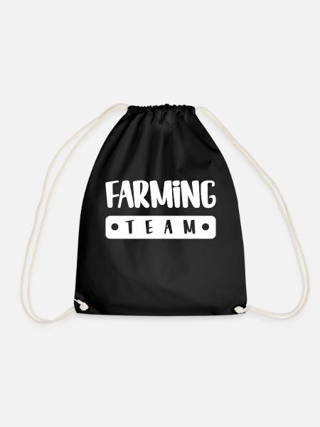 Farming Team - Turnbeutel - Schwarz