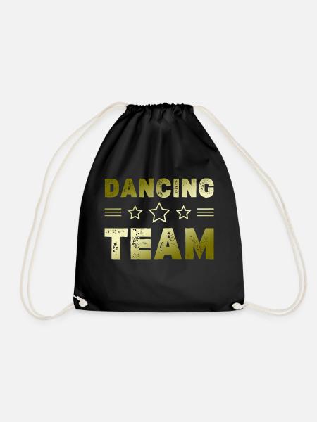 Dancing Team - Turnbeutel - Schwarz