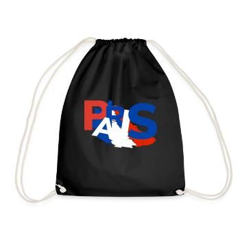 Paris Souvenir Paris Cadeau - Sac de sport léger - noir - Devant