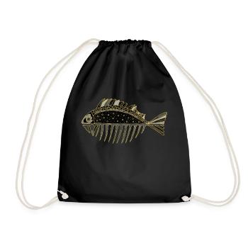 Poisson - Sac de sport léger - noir - Devant