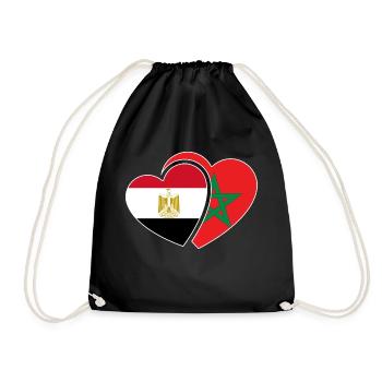 Morocco & Egypt - Drawstring Bag - black - Front