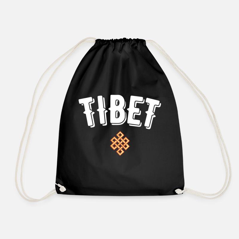 Tibet - Turnbeutel - Schwarz