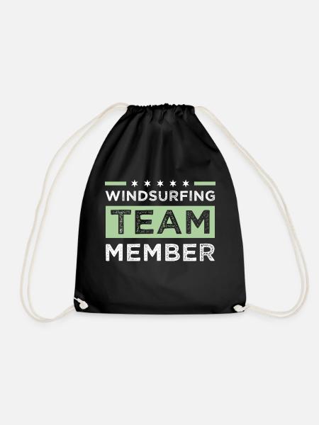 Windsurfing Team - Turnbeutel - Schwarz