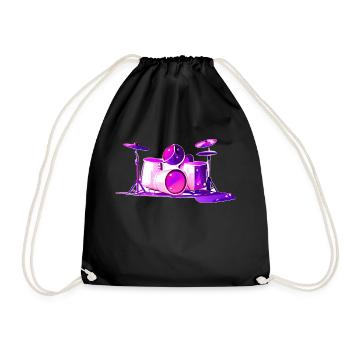 Batterie Batteur Musiciens Batteur - Sac de sport léger - noir - Devant