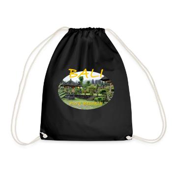 Bali Mother Temple - Drawstring Bag - black - Front