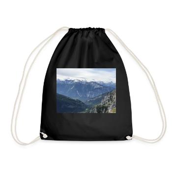 The Mountain - Drawstring Bag - black - Front