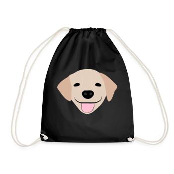 Golden Retriever 2 - Sac de sport léger - noir - Devant