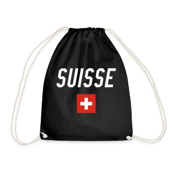 suisse - Sac de sport léger - noir - Devant