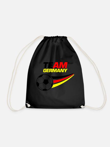 team germany soccer - Turnbeutel - Schwarz