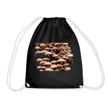 Fragile soaking - Drawstring Bag - black - Front