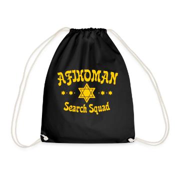 Pessah Afikoman Search Squad - Awesome Afikoman - Sac de sport léger - noir - Devant