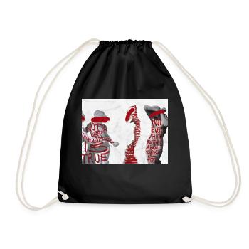 Self-love - Drawstring Bag - black - Front
