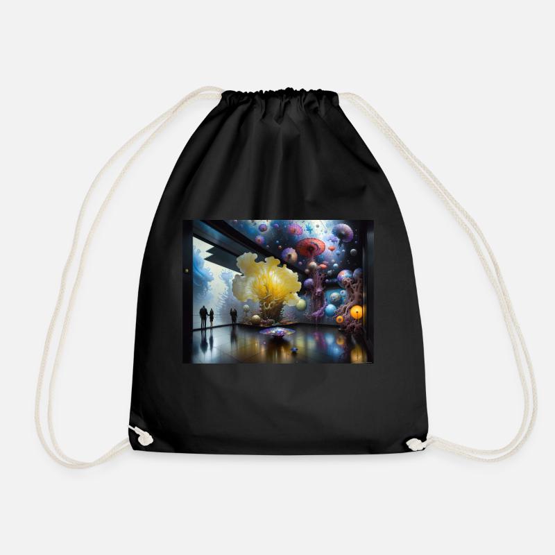 Journey by Actarus #12 - Drawstring Bag - black