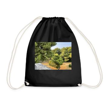 IMG 9514 - Drawstring Bag - black - Front