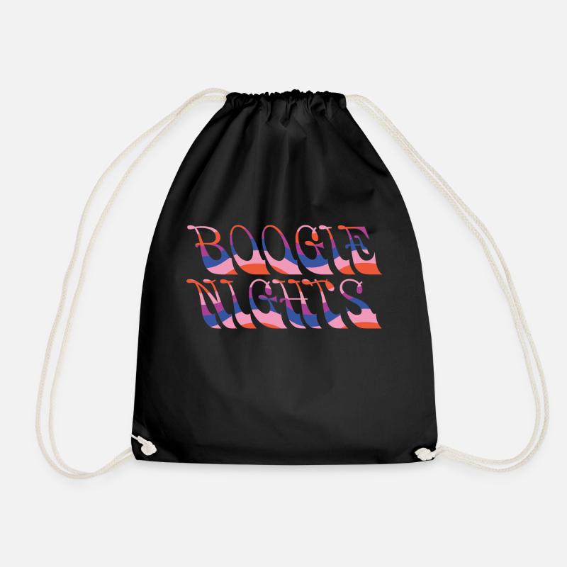 Boogie Nights - Drawstring Bag - black