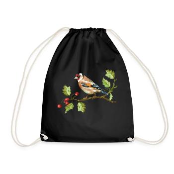 Oiseau coloré - Sac de sport léger - noir - Devant