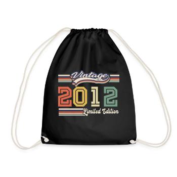 Cadeau D'anniversaire 2012 Génial Depuis 2012 vint - Sac de sport léger - noir - Devant