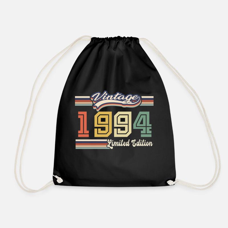 Geburtstagsgeschenk 1994 genial seit 1994 kam - Turnbeutel - Schwarz