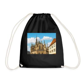 Marienkirche Osnabrück - Turnbeutel - Schwarz - Vorne