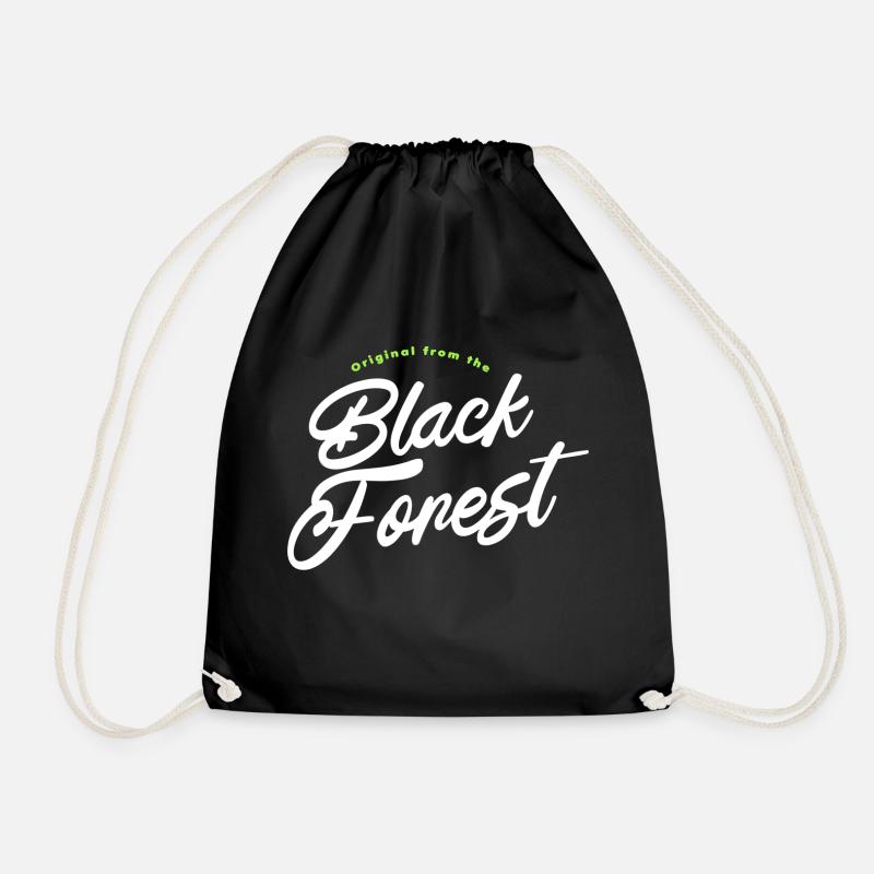 Original Schwarzwald - original from Black Forest - Turnbeutel - Schwarz
