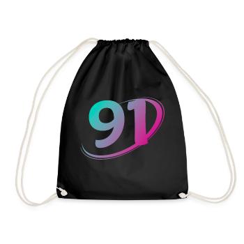 Number 91 multicolor - Drawstring Bag - black - Front