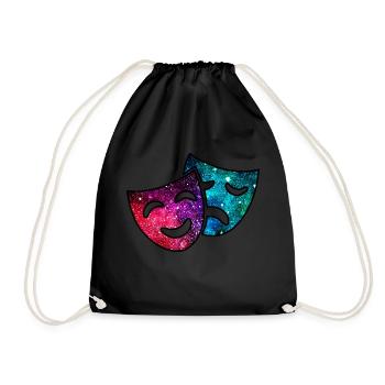 Cosmic Theatre - Drawstring Bag - black - Front