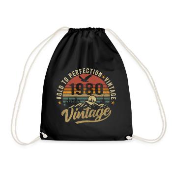 Millésime 1980 Born Legend Cadeau d’anniversaire - Sac de sport léger - noir - Devant