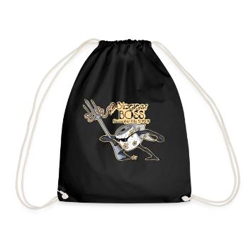 3 plis - Sac de sport léger - noir - Devant