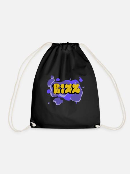 Rizz - Calypso Blous - Drawstring Bag - black