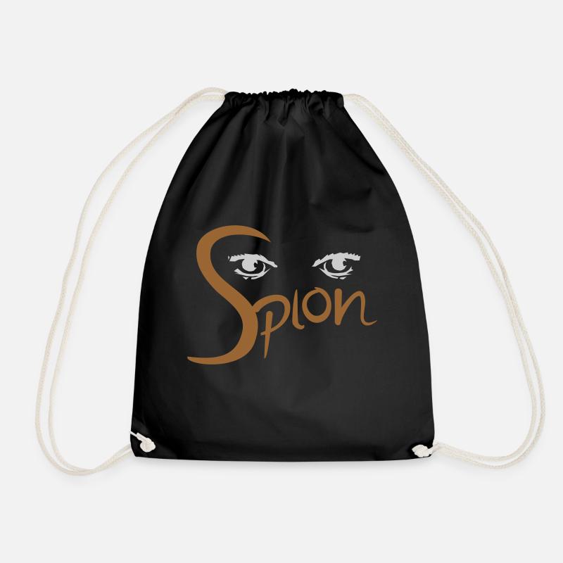 Spion - Turnbeutel - Schwarz