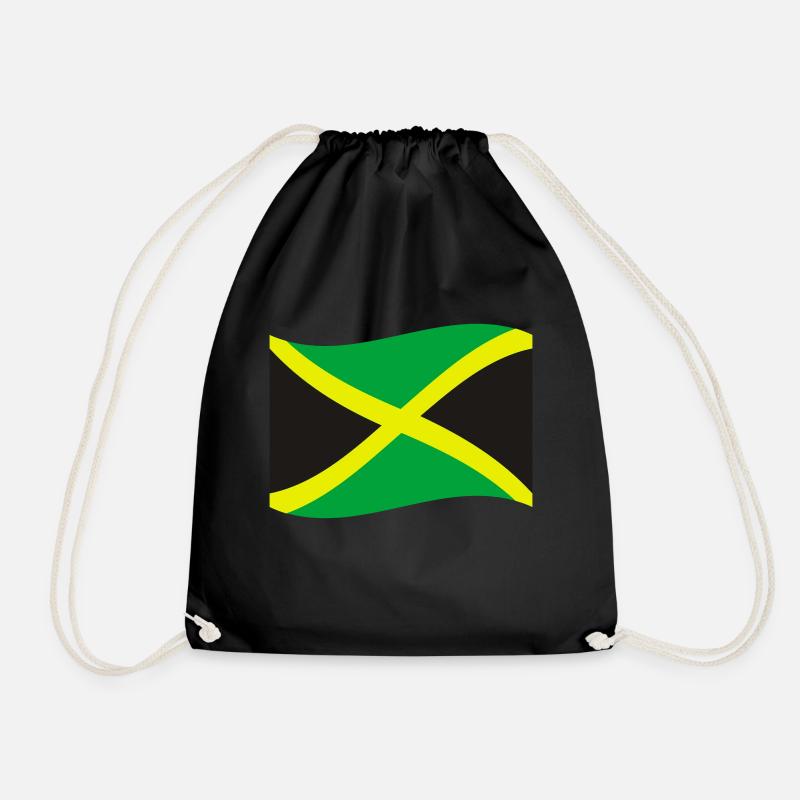 Jamaica - Drawstring Bag - black
