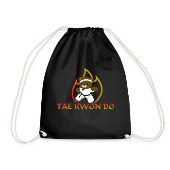 Taekwondo - Turnbeutel - Schwarz - Vorne