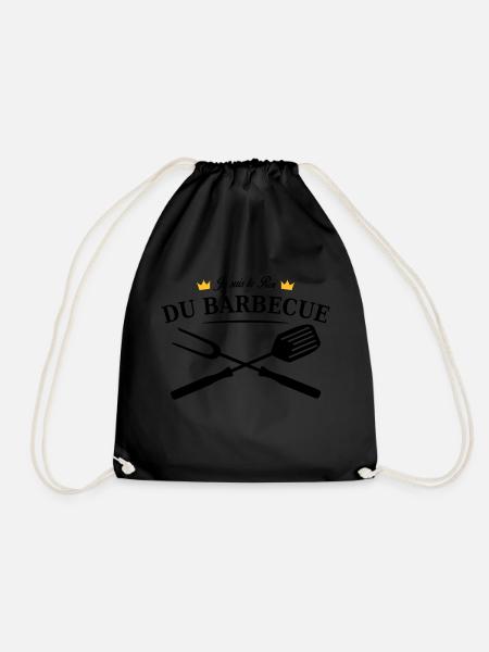 roi du barbecue - Sac de sport léger - noir