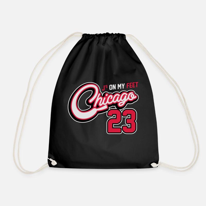 J's on my Feet - Chicago 23 - Turnbeutel - Schwarz
