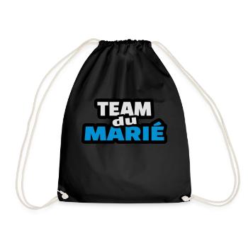 team du marié (vers.16) - Sac de sport léger - noir - Devant