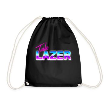 Turbo Lazer - Drawstring Bag - black - Front