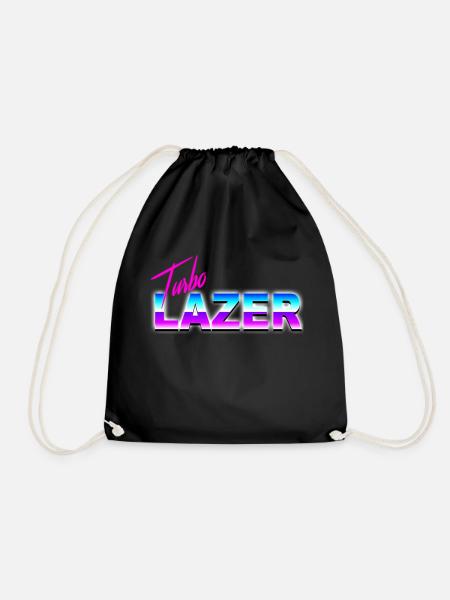 Turbo Lazer - Turnbeutel - Schwarz