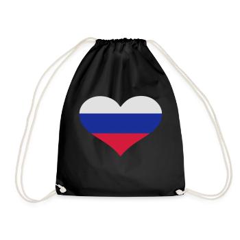 Slovenia - Drawstring Bag - black - Front